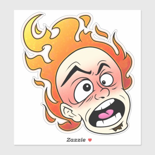 Groot 8 x 8 inch vinylsticker met aangepaste snede sticker (Vel)