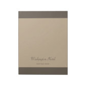 Groot aangepast bureau-notitieblok  notitieblok (Linkerzijde)