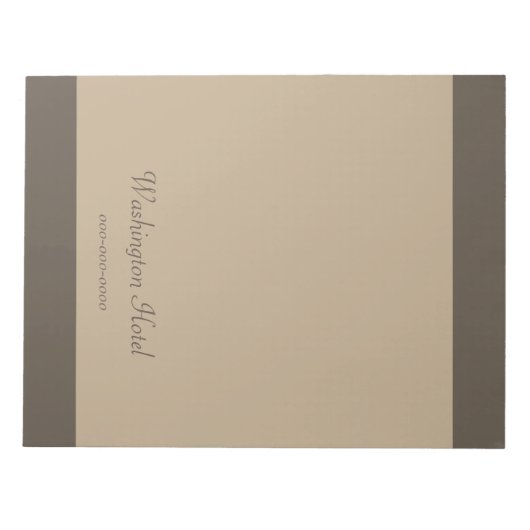 Groot aangepast bureaublad notitieblok  (Voorkant)