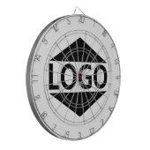 Groot Aanpasbaar Logo Dartbord (Voorkant Links)