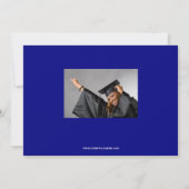Groot aantal blauw - Aankondiging Afstuderen (Achterkant)