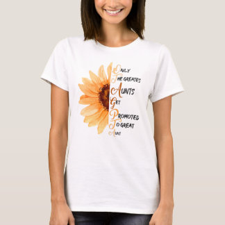 Groot aantal gepromoot objecten naar je tante t-shirt