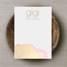 Groot Abstract beeldscherm met Gold Waterverf