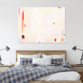 Groot Abstract schilderij van Maura Reed Canvas Afdruk (Insitu (Slaapkamer))