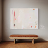 Groot Abstract schilderij van Maura Reed Canvas Afdruk