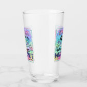 Groot-acte Quote Funny Sarcastic Humor Glas (Rechts)