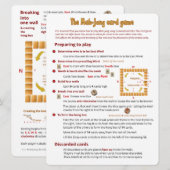 Groot afdrukken - Het kaartspel - Verschillen Kaart (Voorkant / Achterkant)