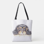 Groot afdrukTas met Puppy Max van de Cavalier Tote Bag (Achterkant)