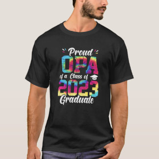 Groot Afstuderen Opa 2023 Afstuderen klasse van T-shirt