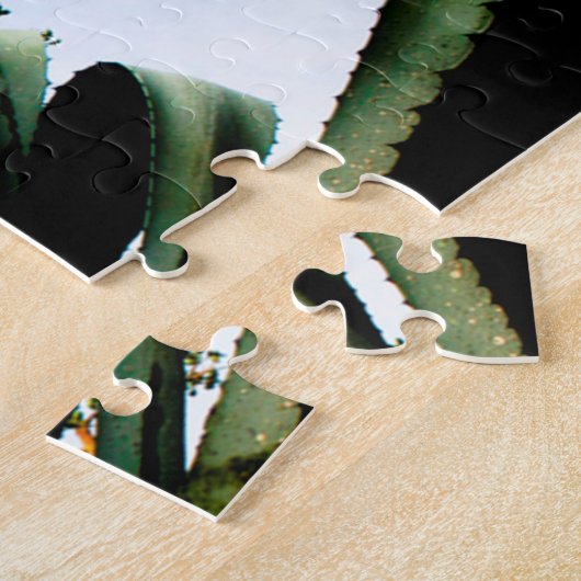 Groot Aloë Plant met Blue Sky Legpuzzel (Zijkant)