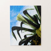 Groot Aloë Plant met Blue Sky Legpuzzel (Verticaal)