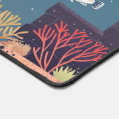 Groot aquarium bureaumat (Hoek)