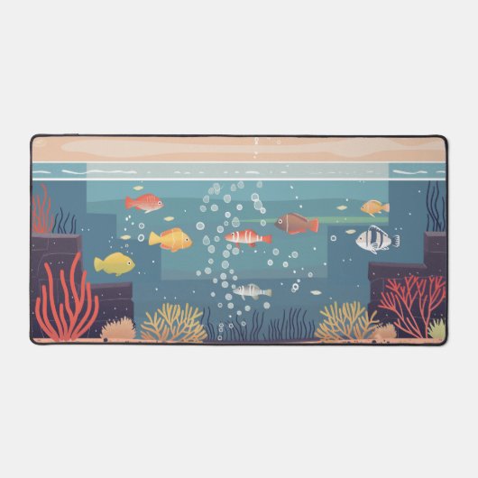 Groot aquarium bureaumat (Voorkant)