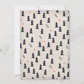 Groot avontuur rustiek bergtribaal baby shower kaart (Achterkant)