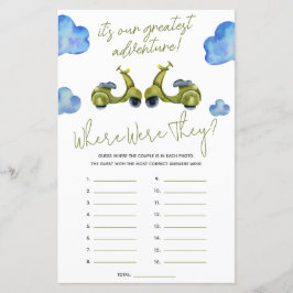 Groot avontuur, scooter, Vrijgezellenfeest game