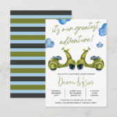 Groot avontuur, scooter, Vrijgezellenfeest van par Kaart (Voorkant / Achterkant)