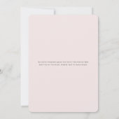 Groot avontuurlijk meisje met zacht roze Baby show Kaart (Achterkant)