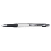 Groot Aziatisch meisje, zwarte witte pen (Achterkant)