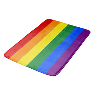 Groot badmat met lgbt-vlag