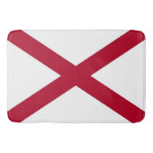 Groot badmat met vlag van Alabama, VS (Voorkant)