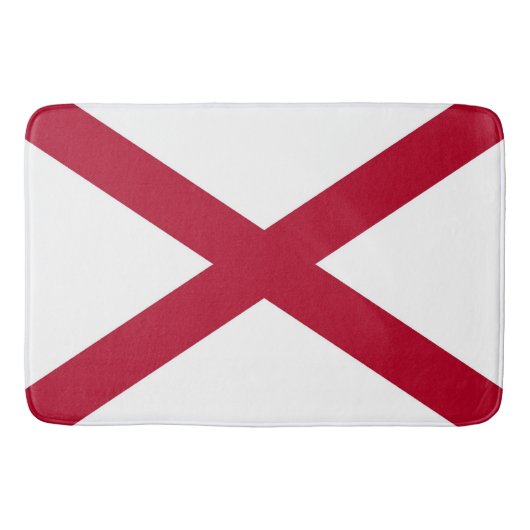 Groot badmat met vlag van Alabama, VS (Voorkant)