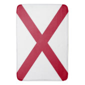 Groot badmat met vlag van Alabama, VS (Voorkant Verticaal)