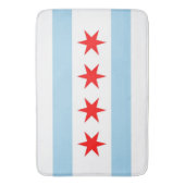 Groot badmat met vlag van Chicago, VS (Voorkant Verticaal)