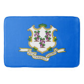 Groot badmat met vlag van Connecticut, VS (Voorkant)