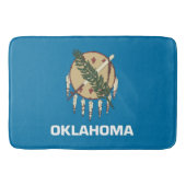Groot badmat met vlag van de staat Oklahoma, VS (Voorkant)