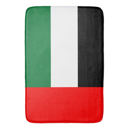 Groot badmat met vlag van de Verenigde Arabische E (Voorkant Verticaal)