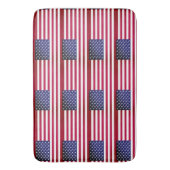 Groot badmat met vlag van de Verenigde Staten (Voorkant Verticaal)