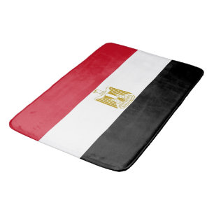 Groot badmat met vlag van Egypte