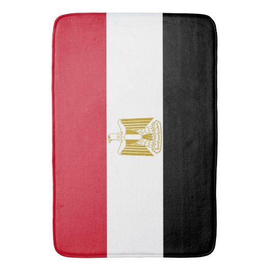 Groot badmat met vlag van Egypte (Voorkant Verticaal)