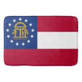 Groot badmat met vlag van Georgië, VS (Voorkant)
