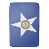 Groot badmat met vlag van Houston (Voorkant Verticaal)