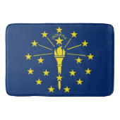Groot badmat met vlag van Indiana, Verenigde State (Voorkant)