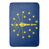 Groot badmat met vlag van Indiana, Verenigde State (Voorkant Verticaal)