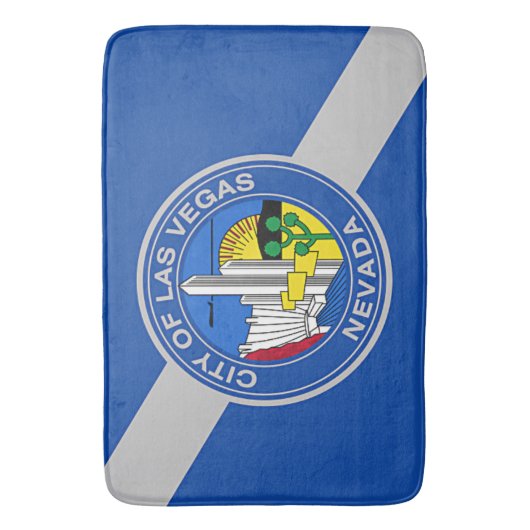 Groot badmat met vlag van Las Vegas (Voorkant Verticaal)