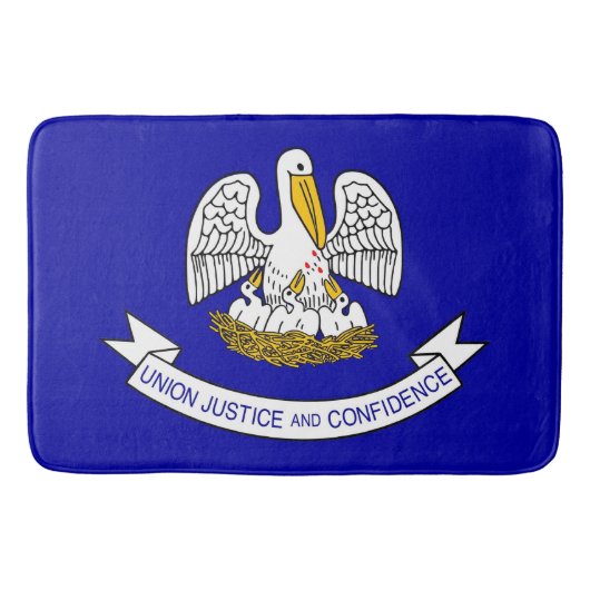 Groot badmat met vlag van Louisiana, Verenigde Sta (Voorkant)