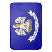 Groot badmat met vlag van Louisiana, Verenigde Sta (Voorkant Verticaal)