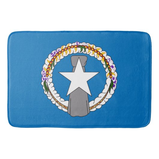 Groot badmat met vlag van Mariana Islands, VS (Voorkant)