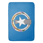 Groot badmat met vlag van Mariana Islands, VS (Voorkant Verticaal)