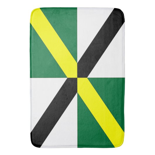 Groot badmat met vlag van Monterey (Voorkant Verticaal)