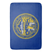 Groot badmat met vlag van Nebraska, VS (Voorkant Verticaal)