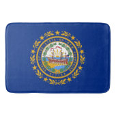 Groot badmat met vlag van New Hampshire, VS (Voorkant)
