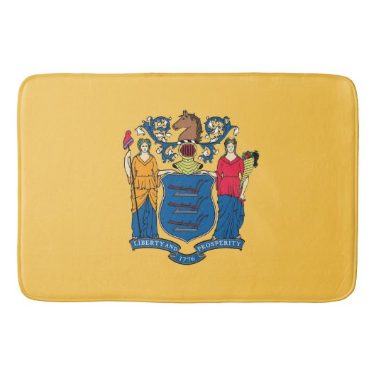 Groot badmat met vlag van New Jersey, VS (Voorkant)
