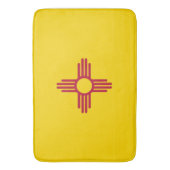 Groot badmat met vlag van New Mexico, VS (Voorkant Verticaal)