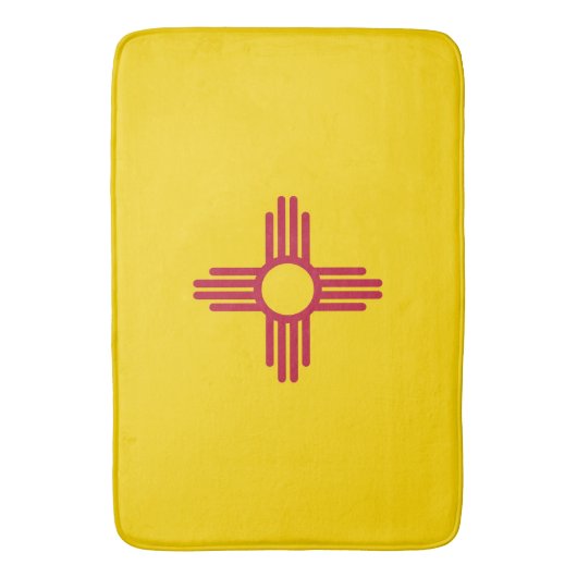 Groot badmat met vlag van New Mexico, VS (Voorkant Verticaal)