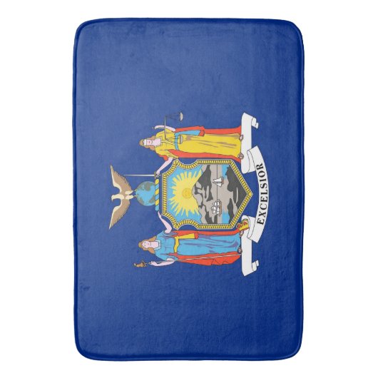 Groot badmat met vlag van New York, Verenigde Stat (Voorkant Verticaal)