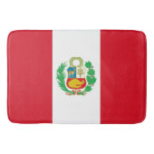 Groot badmat met vlag van Peru (Voorkant)